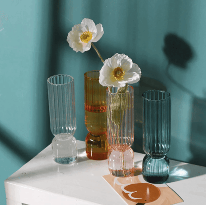 Glazen Vaas - NordicAura - Scandinavische Stijl - Elegante Ontwerp