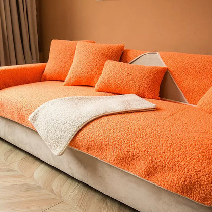 Sofakussen - ComfortFlex - Antislip Pluche - Vier Seizoenen Bescherming