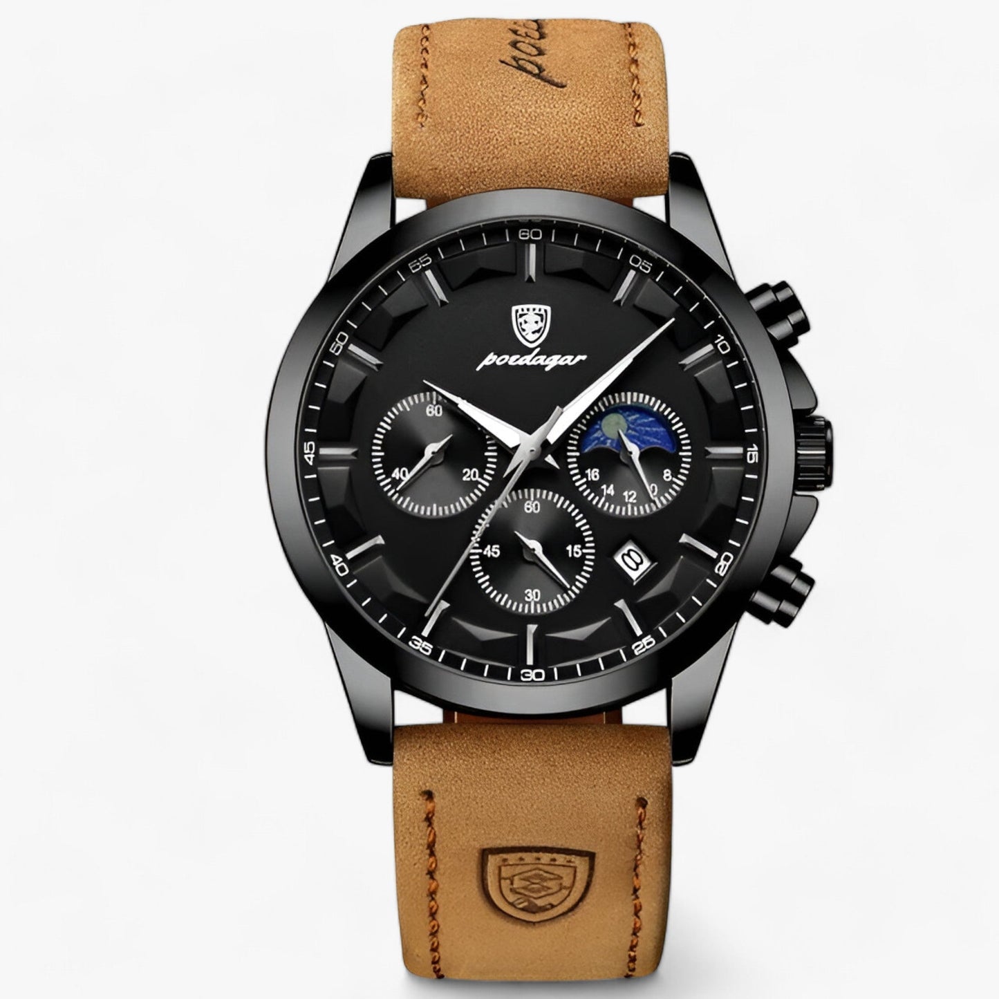 Heren Luxe Horloge - TimeMaster - Verfijnd Design - Precisie Vakmanschap
