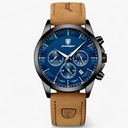 Heren Luxe Horloge - TimeMaster - Verfijnd Design - Precisie Vakmanschap