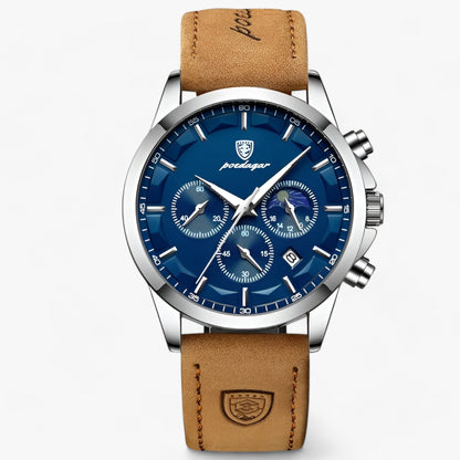 Heren Luxe Horloge - TimeMaster - Verfijnd Design - Precisie Vakmanschap