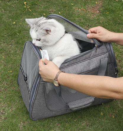 Dieren draagtas - TravelMate - Ademend gaas - Vouwbaar ontwerp
