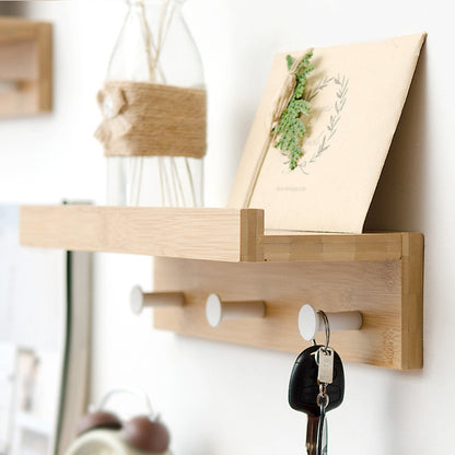 Wandplank - StoreMax - Kapstok Haken - Wandgemonteerde Rek
