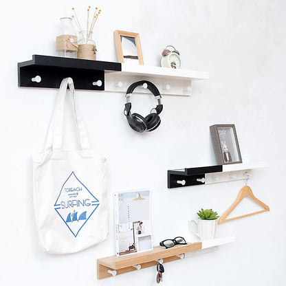 Wandplank - StoreMax - Kapstok Haken - Wandgemonteerde Rek