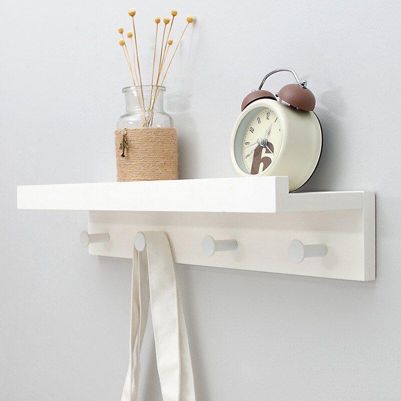 Wandplank - StoreMax - Kapstok Haken - Wandgemonteerde Rek