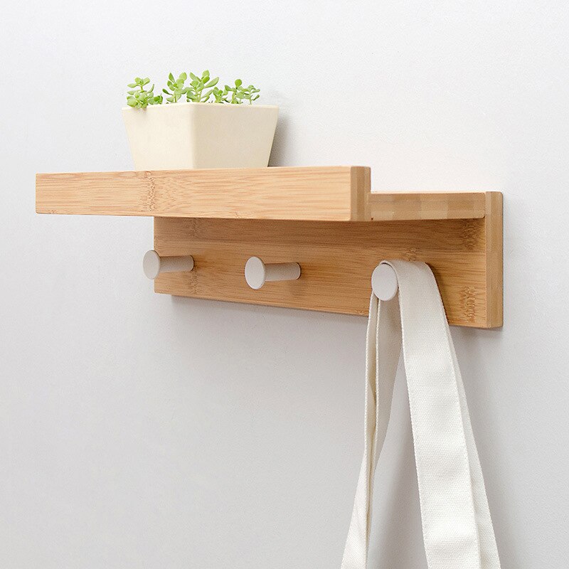 Wandplank - StoreMax - Kapstok Haken - Wandgemonteerde Rek