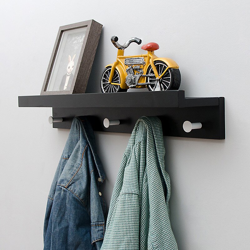 Wandplank - StoreMax - Kapstok Haken - Wandgemonteerde Rek