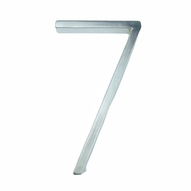 Huisnummers - SilverLine - Modern Design - Duurzaam Materiaal