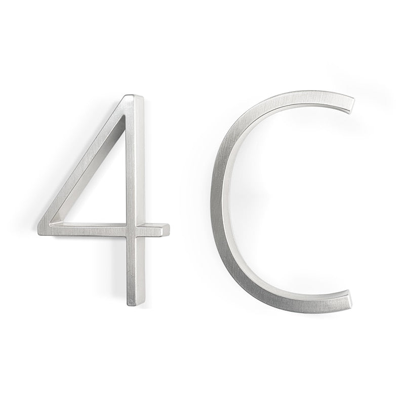 Huisnummers - SilverLine - Modern Design - Duurzaam Materiaal