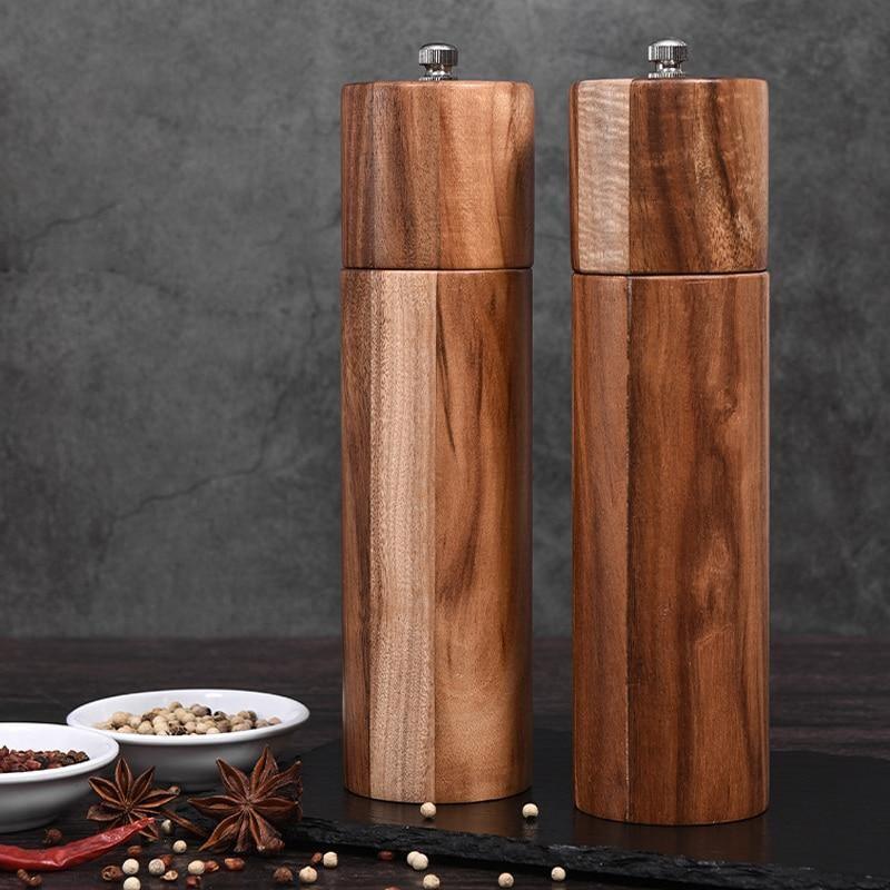 Zout- en pepermolen - SpiceLoom - Verstelbare maalgraad - Elegante houten afwerking