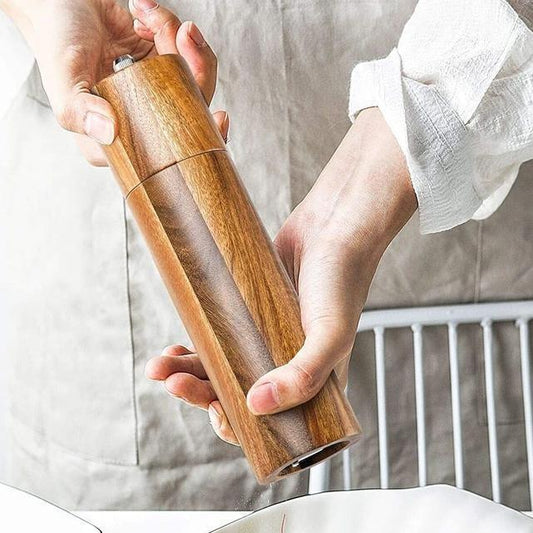 Zout- en pepermolen - SpiceLoom - Verstelbare maalgraad - Elegante houten afwerking