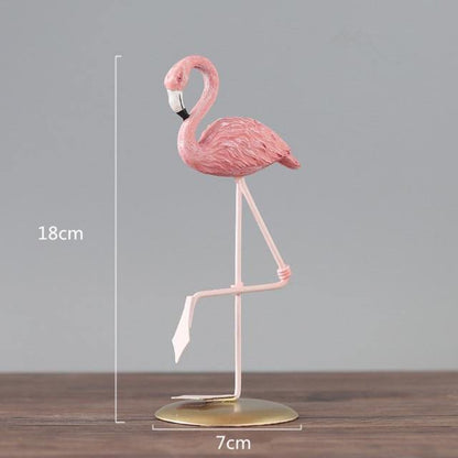 Beeldjes - TropiCharm - Exotisch Design - Flamingo Decor