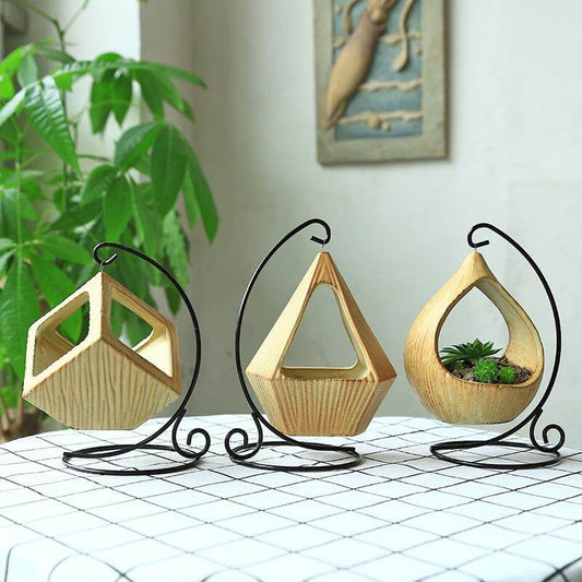 Glazen Vaas - AeroPot - Modern Design - Geometrische Plantenbak