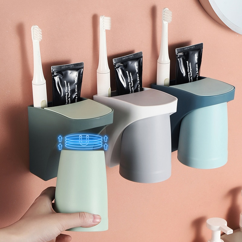 Bekerhouder - GripMax - Magnetische Bevestiging - Badkamer Organizer