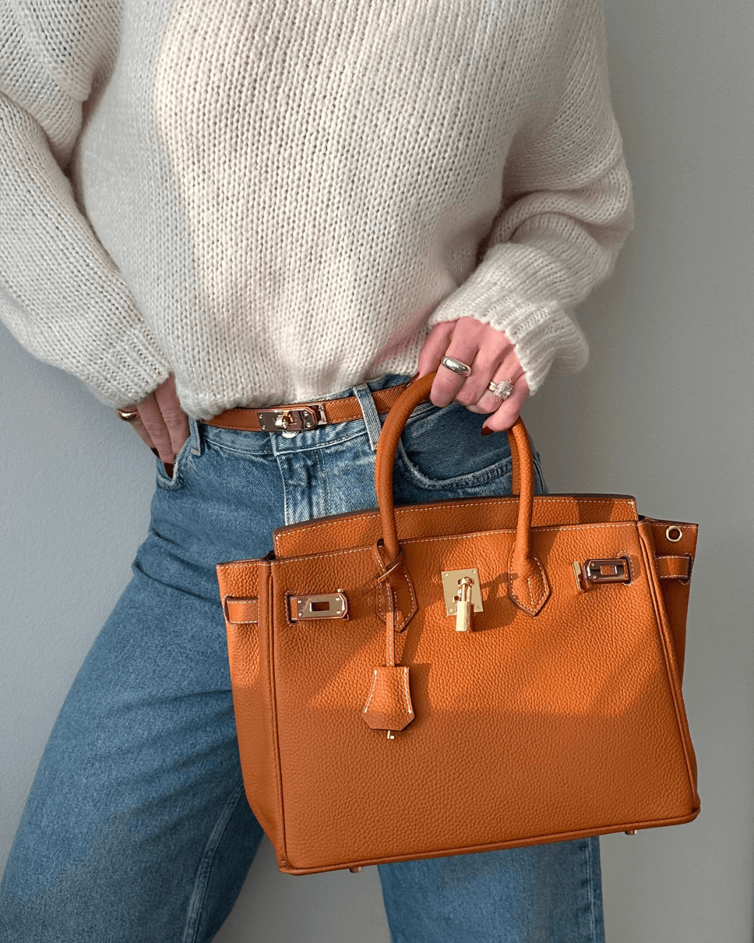 Handtas - LuxeCraft - Echt Leer - Elegante Design