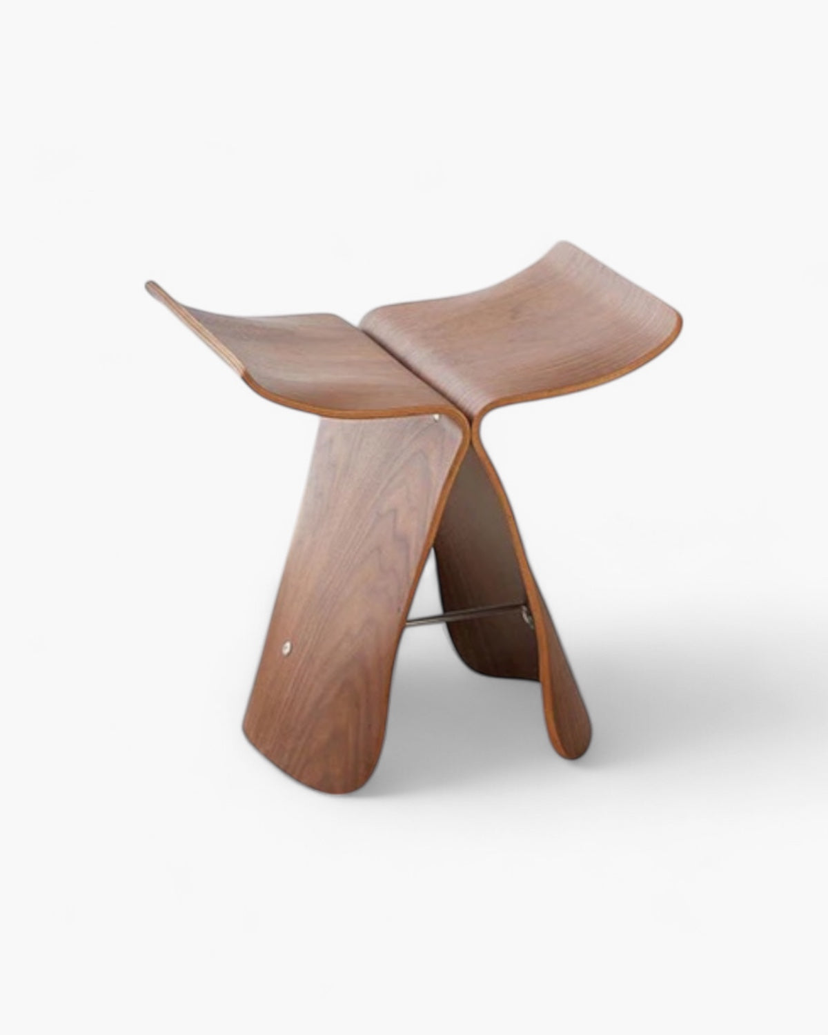 Bijzettafel - EleganceWood - Vintage Design - Vlinder Vorm