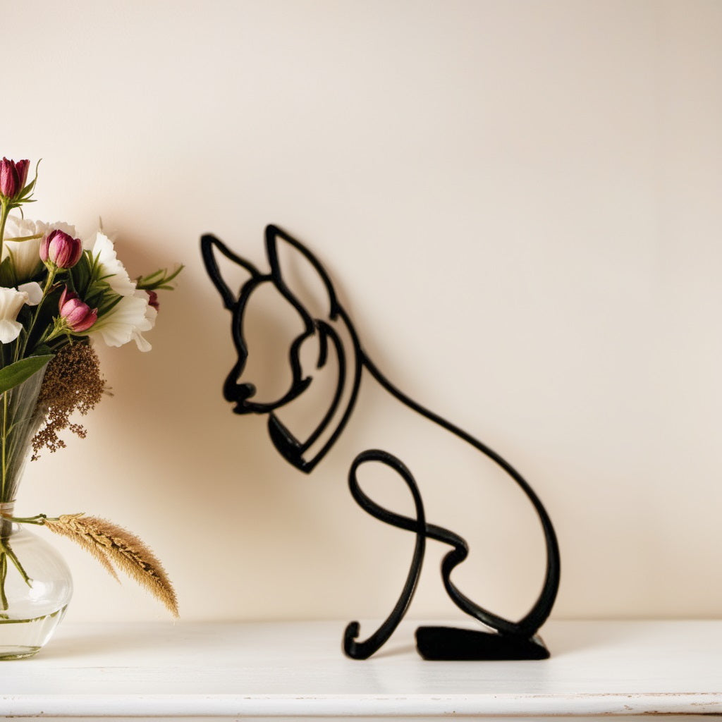 Hondensculptuur - Artistry - Abstract Design - Unieke Woondecoratie