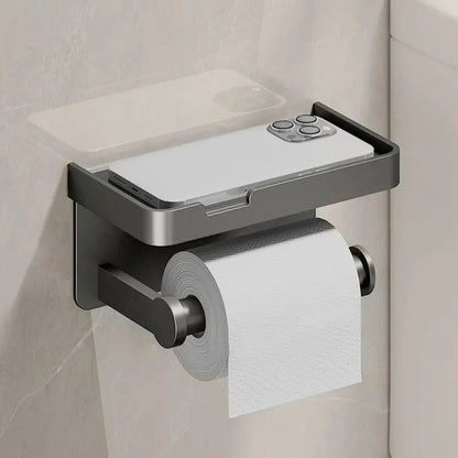Toiletrolhouder - LuxiPro - Wandmontage - Badkamer Organizer