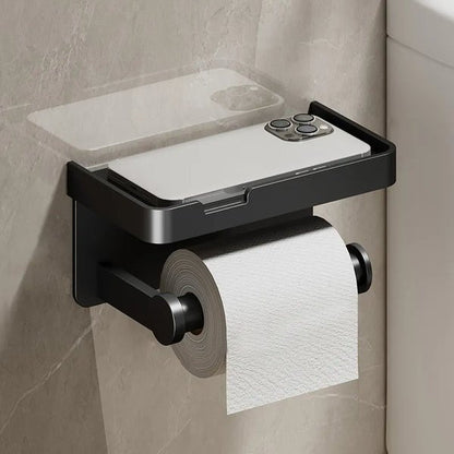 Toiletrolhouder - LuxiPro - Wandmontage - Badkamer Organizer