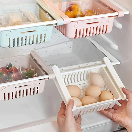 Koelkast Rek - CoolCrate - Ruimtebesparend - Verstelbare Organizer