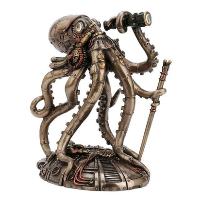 Steampunk Beeld - OctoCraft - Retro Futuristisch - Avontuurlijk Decor