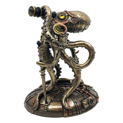 Steampunk Beeld - OctoCraft - Retro Futuristisch - Avontuurlijk Decor