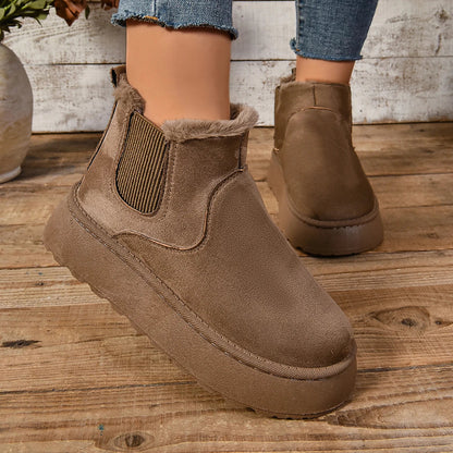 Winterlaarzen - SnowFlex - Suède Leer - Pluche Warmte