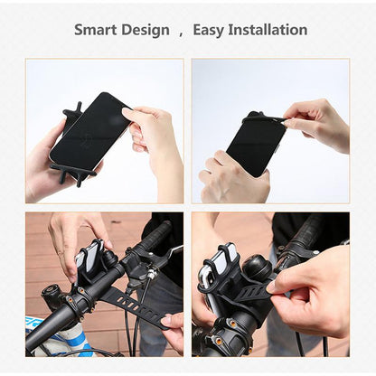 Fiets Telefoonhouder - RideSecure - Verstelbare Grip - 360° Draaibaar