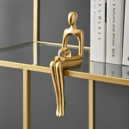 Boekenplank Beeldjes - Luxura - Abstract Design - Luxe Decor