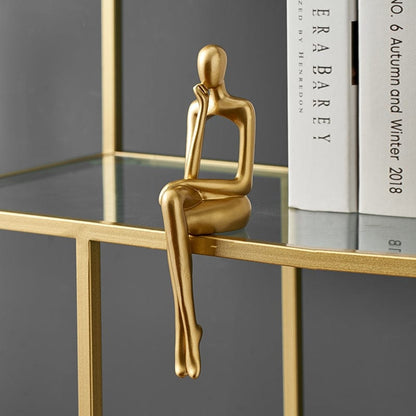 Boekenplank Beeldjes - Luxura - Abstract Design - Luxe Decor