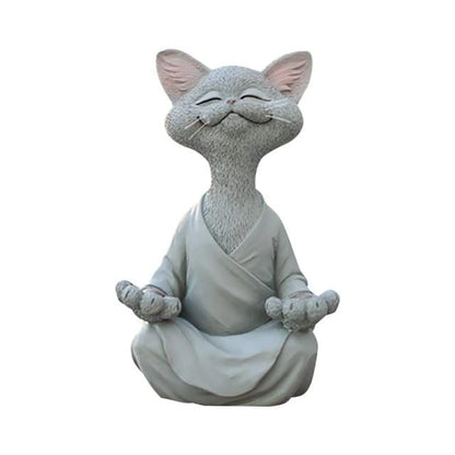 Kattenbeeld - ZenCat - Boeddha Design - Kalmerende Decor