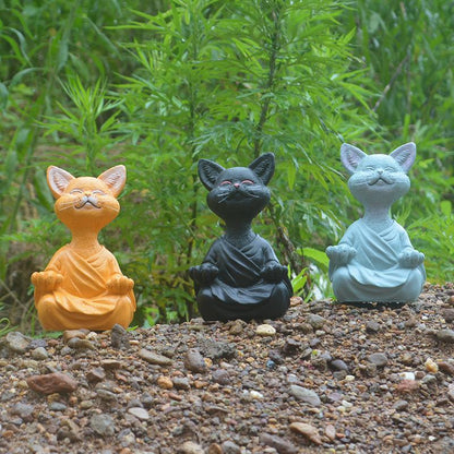 Kattenbeeld - ZenCat - Boeddha Design - Kalmerende Decor