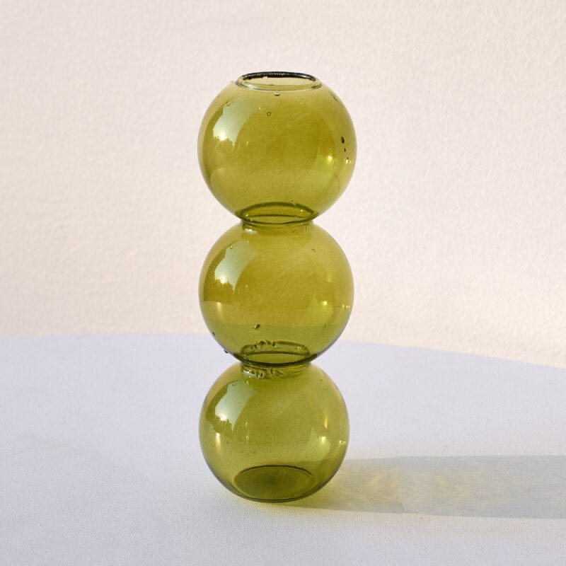 Glazen Vaas - BubbleGlass - Decoratief Design - Elegante Woondecoratie
