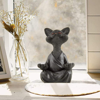 Kattenbeeld - ZenCat - Boeddha Design - Kalmerende Decor