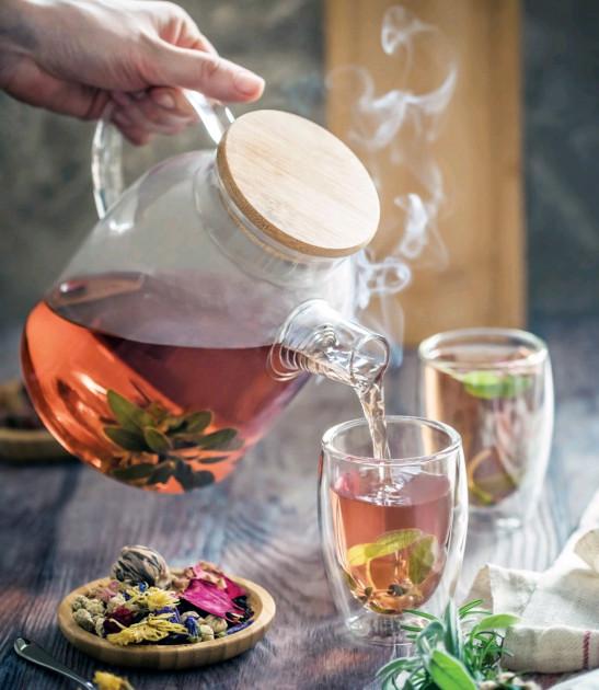 Glazen Theepot - ThermoBrew - Schokbestendig Design - Hittebestendig
