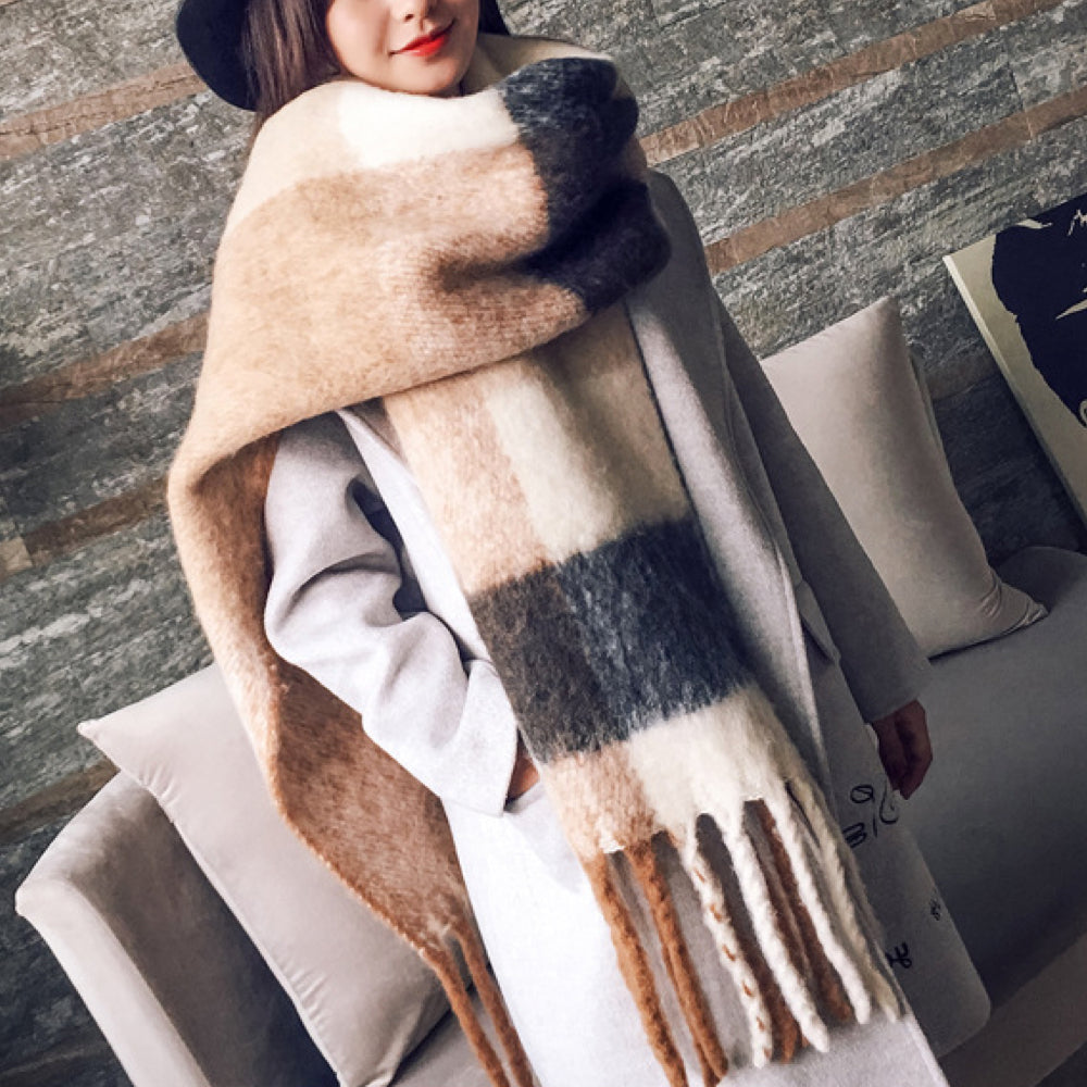 Cashmere Sjaal - LuxeWrap - Zachte Textuur - Elegante Accessoire