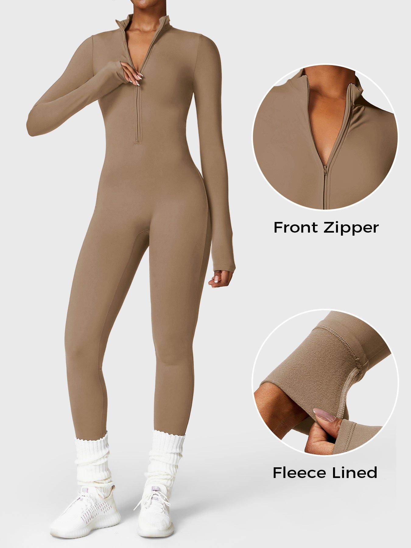 Fleece Jumpsuit - GymFit - Cozy Comfort - Stijlvol Design