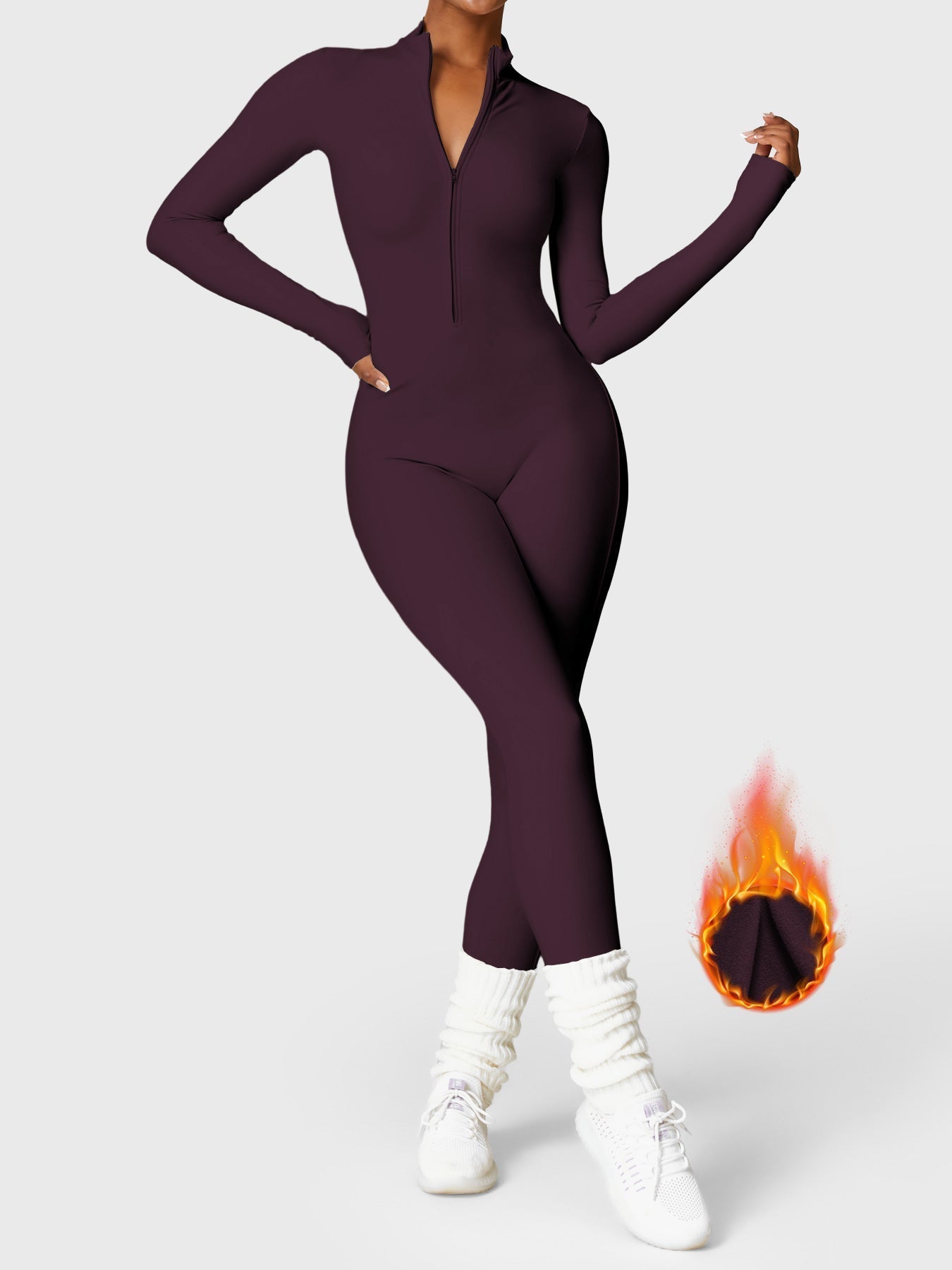 Fleece Jumpsuit - GymFit - Cozy Comfort - Stijlvol Design